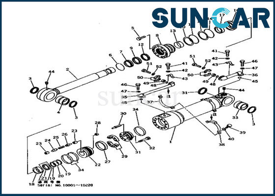 comprar 707-99-56310 jogos de reparação inferiores do selo do óleo para máquinas pesado do jogo PC1000-1 KOMATSU do selo do cilindro online manufacture