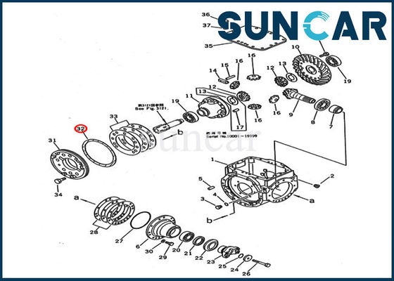 comprar 417-33-11430 selo da substituição de KOMATSU dos carregadores do anel WA100-1 WA120-3 do selo do reparo da caixa de engrenagens online manufacture