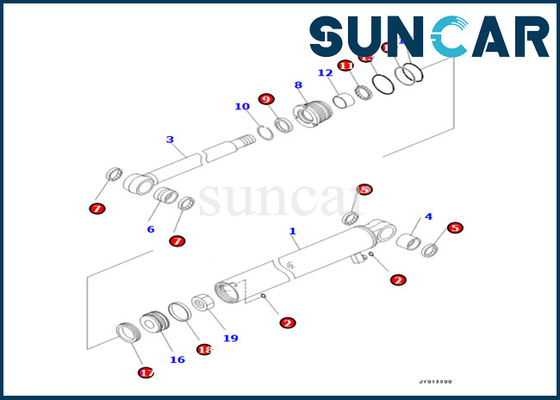 comprar 707-98-14990 selo Kit Fits PC22MR-3 PCPC26MR-3 PC20MR-3 do reparo do cilindro do braço de KOMATSU online manufacture