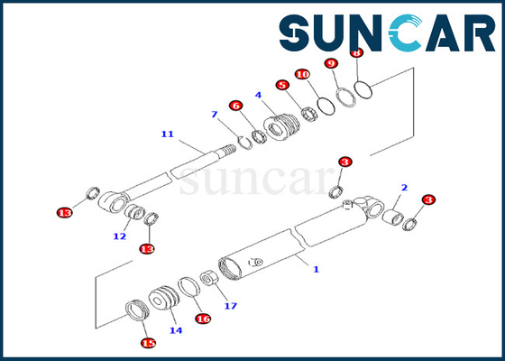 comprar Jogo 707-98-23130 do selo do cilindro do balanço do crescimento 7079823130 ajustes PC25R-8 PC27MR-1 PC27MRX-1 online manufacture