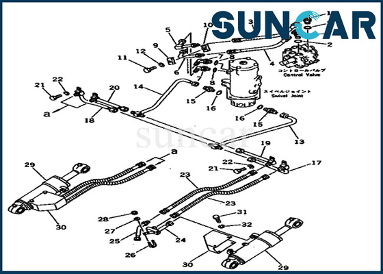 comprar Jogo de reparação do selo do cilindro de lâmina dos jogos 20T-63-96100 20T6396100 do serviço de PC40-3 KOMATSU online manufacture